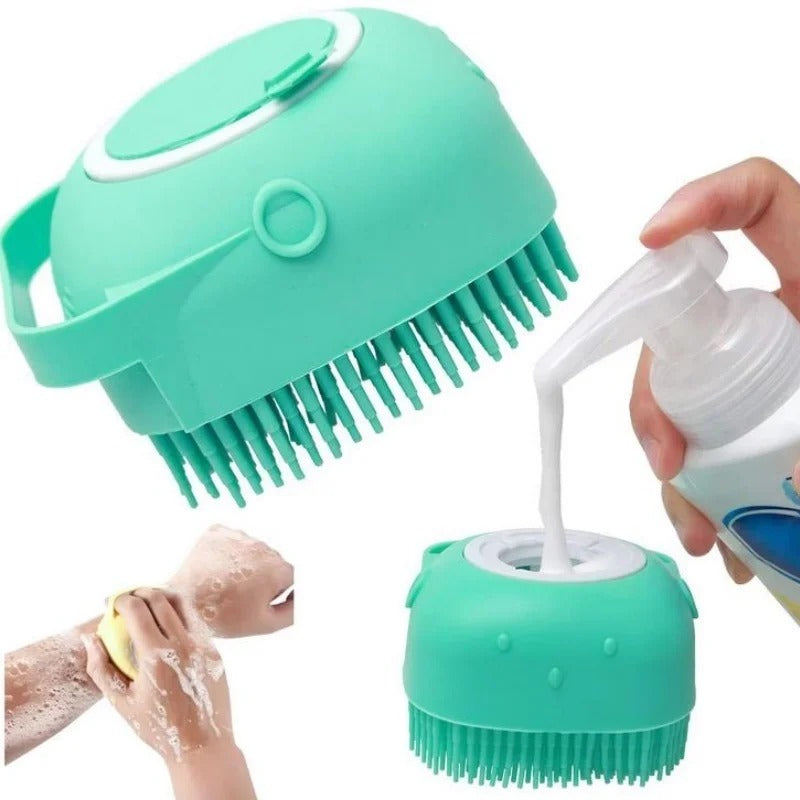Imported Silicone Baby Kids Adult Shampoo Brush