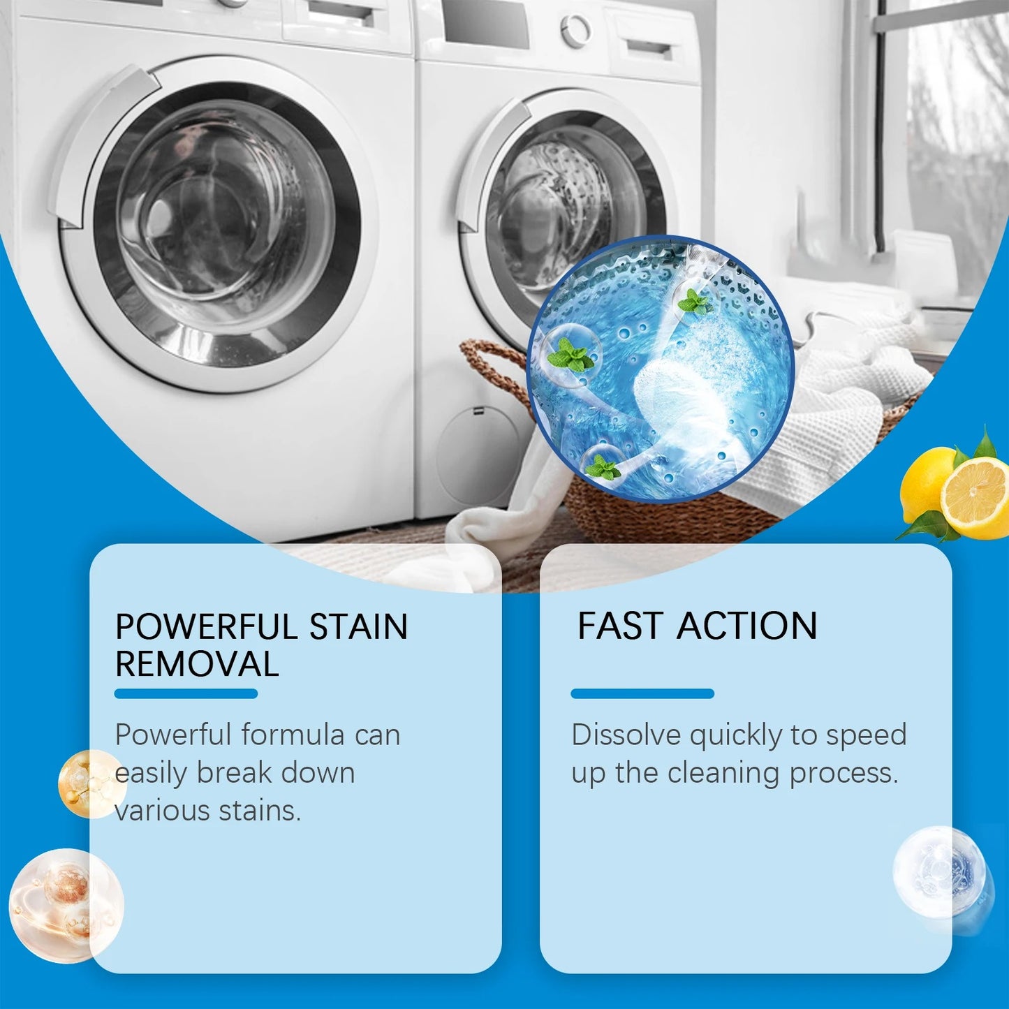 Imported 12 PCS/Box Washing Machine Tablets
