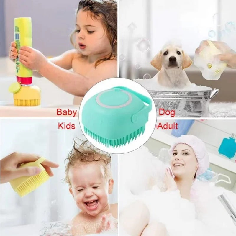 Imported Silicone Baby Kids Adult Shampoo Brush