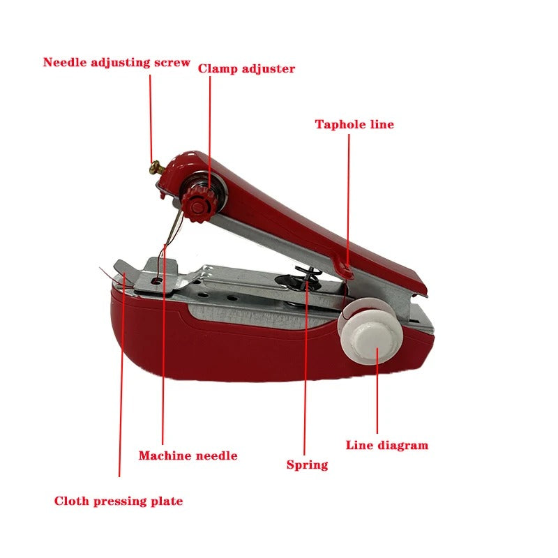 Imported Portable Handheld Small Sewing Machine Min
