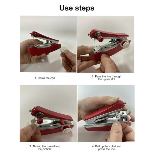 Imported Portable Handheld Small Sewing Machine Min